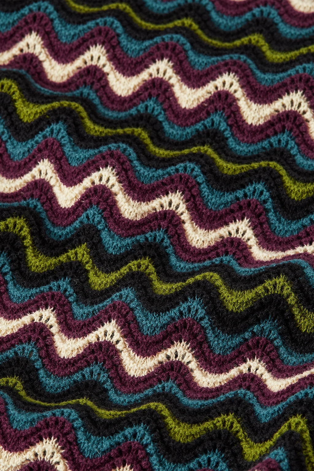 King Louie Pullover "Bell" grün/gemustert