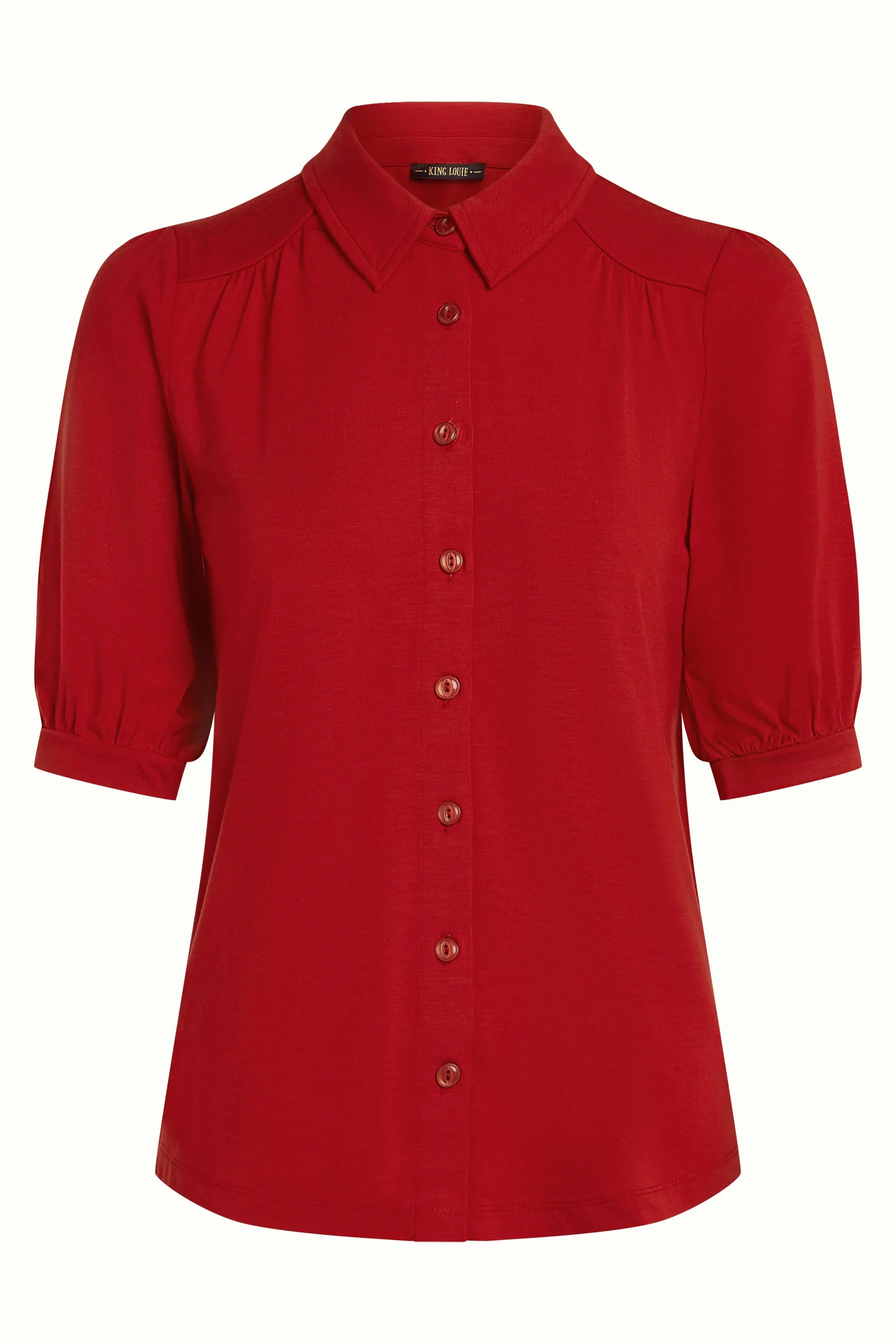 King Louie Bluse "Carina" rot