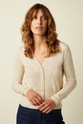 King Louie Strickjacke " Cardi V Cocoon" creme