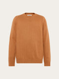 Knowledge Cotton Pullover "Crew" orange