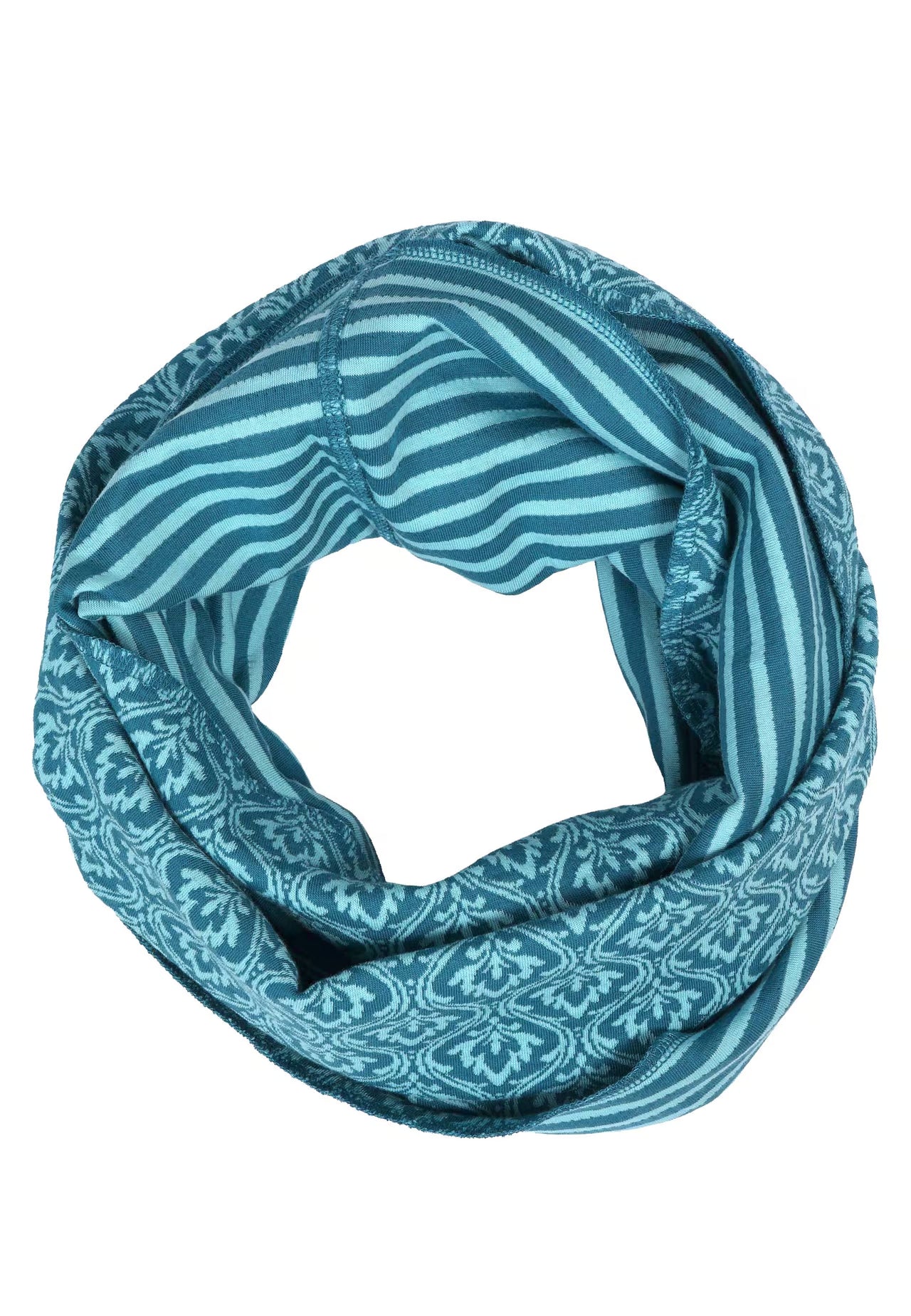 Sorgenfri Loop-Schal "Dagni" blau / hellblau