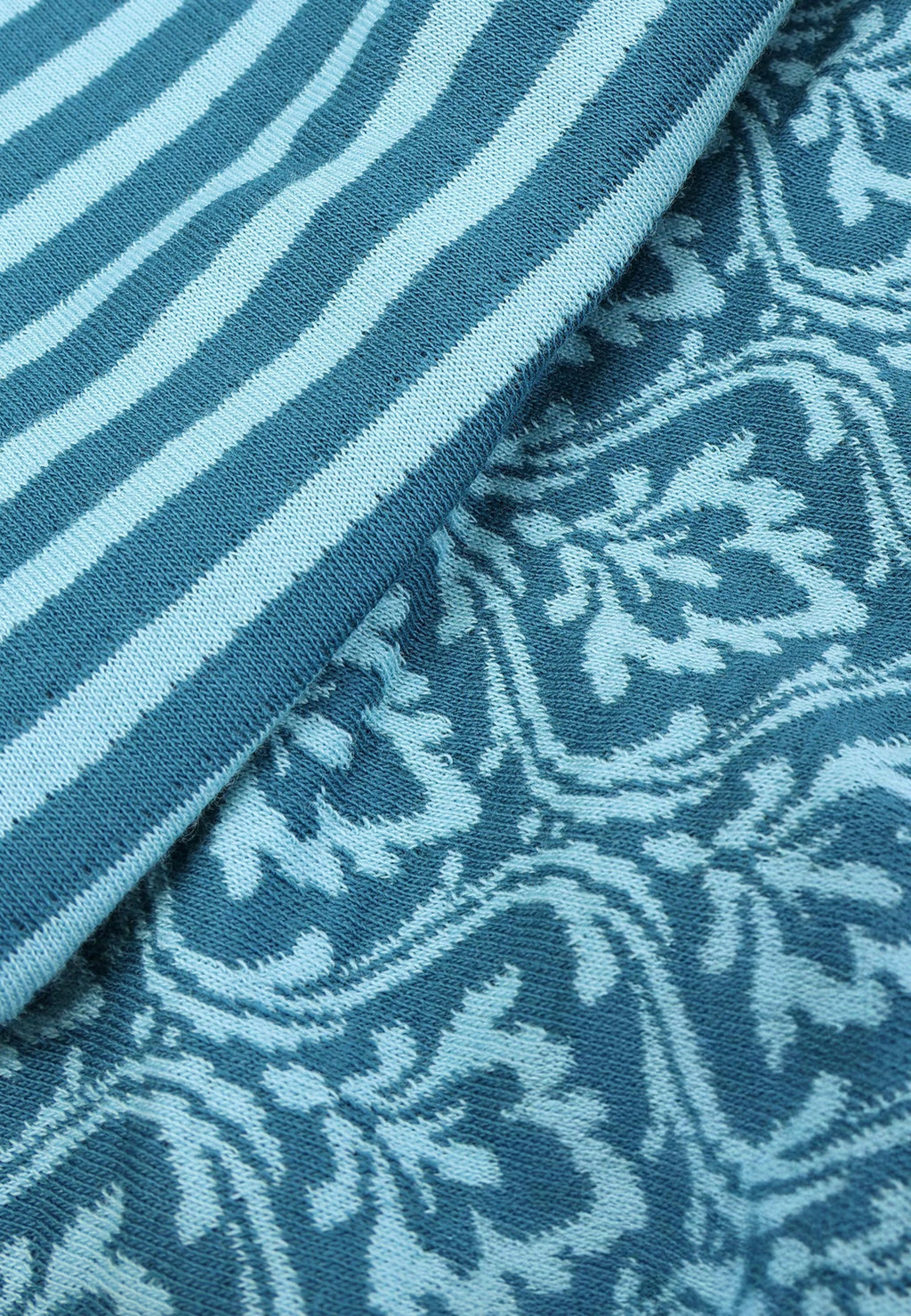 Sorgenfri Loop-Schal "Dagni" blau / hellblau