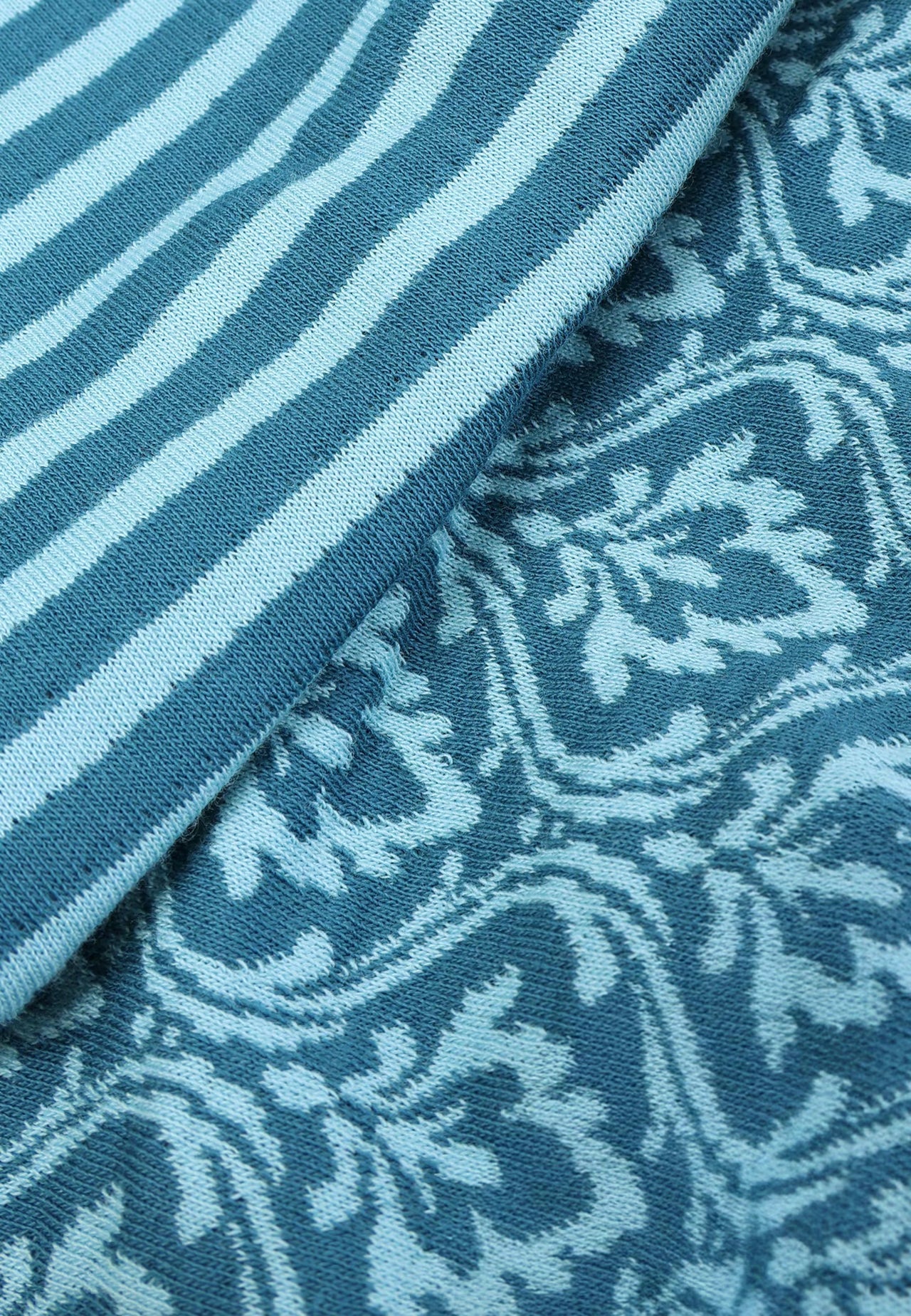 Sorgenfri Loop-Schal "Dagni" blau / hellblau