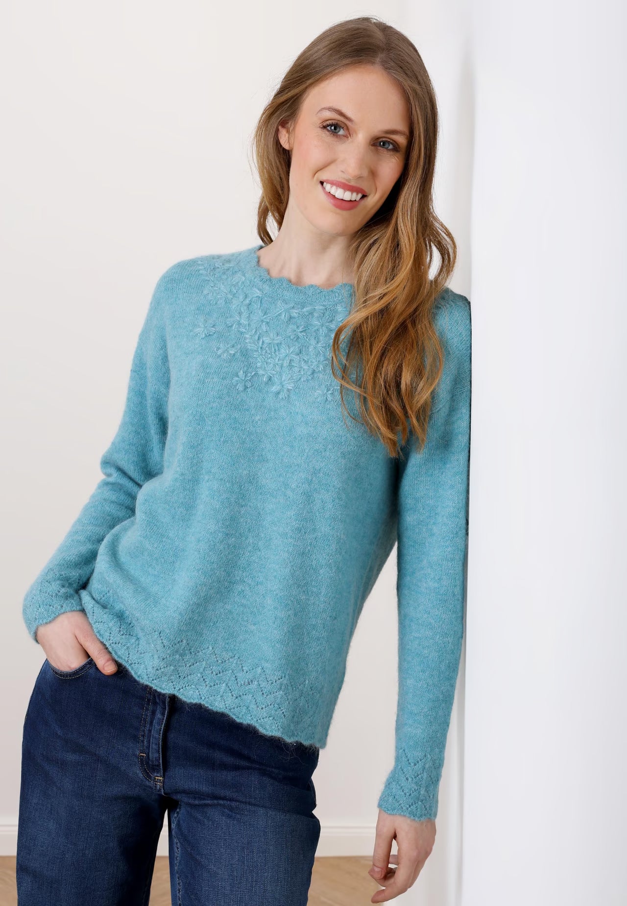 Sorgenfri Pullover "Kathalyna" blau