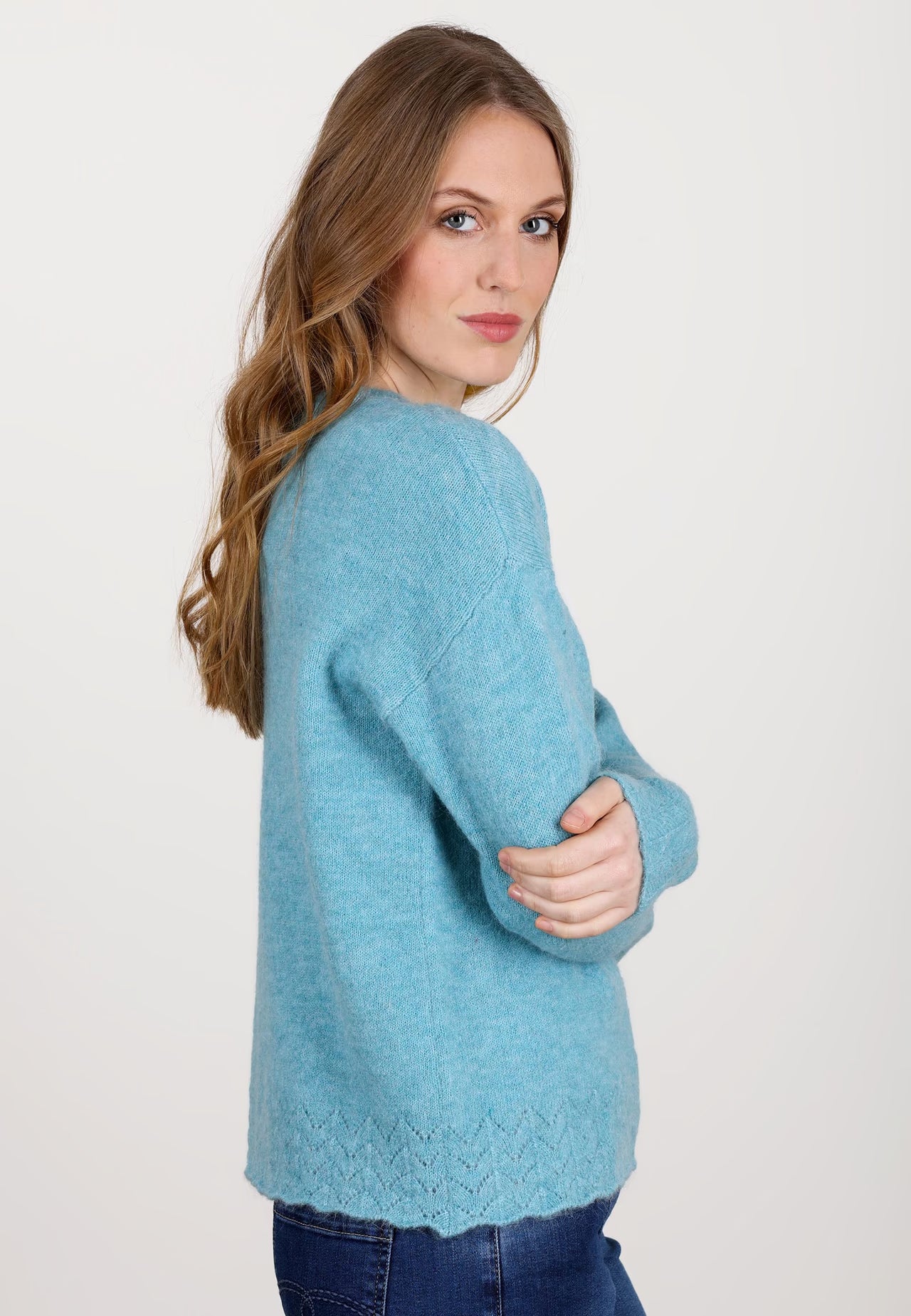 Sorgenfri Pullover "Kathalyna" blau