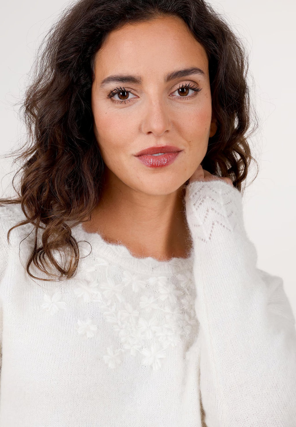 Sorgenfri Pullover "Kathalyna" weiß