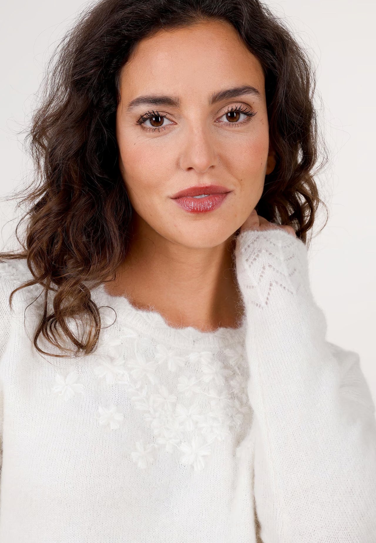 Sorgenfri Pullover "Kathalyna" weiß