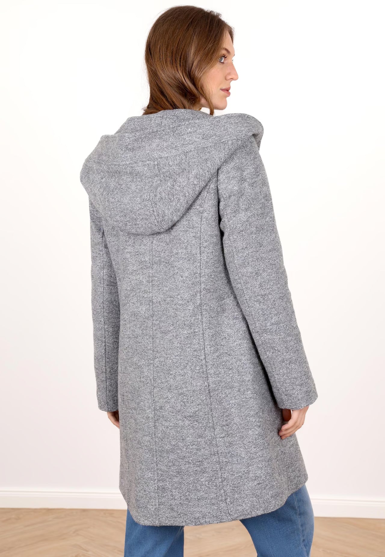 Sorgenfri Wollmantel "Wemke" grau