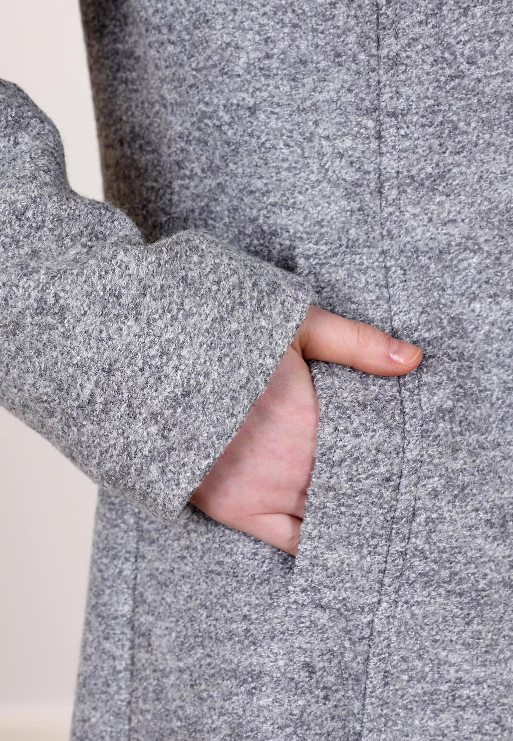 Sorgenfri Wollmantel "Wemke" grau