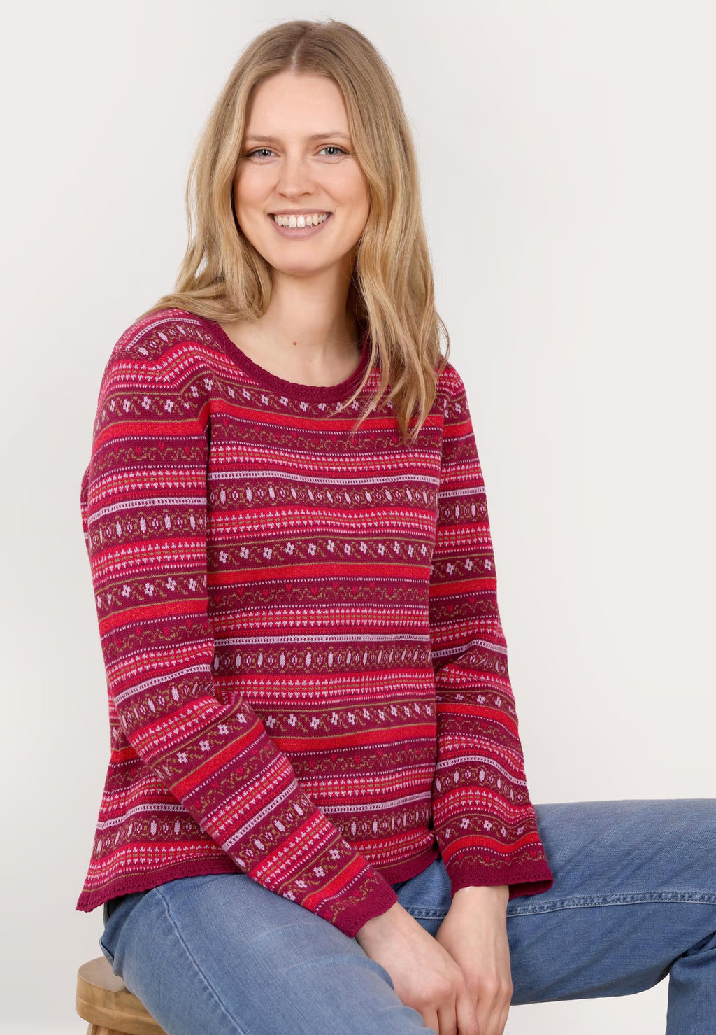 Sorgenfri Pullover "Abea" rot