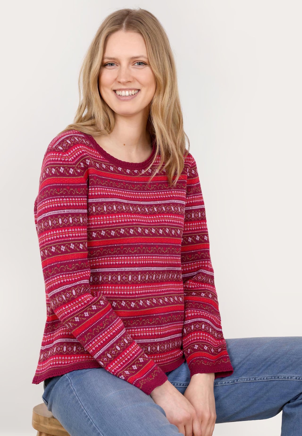 Sorgenfri Pullover "Abea" rot