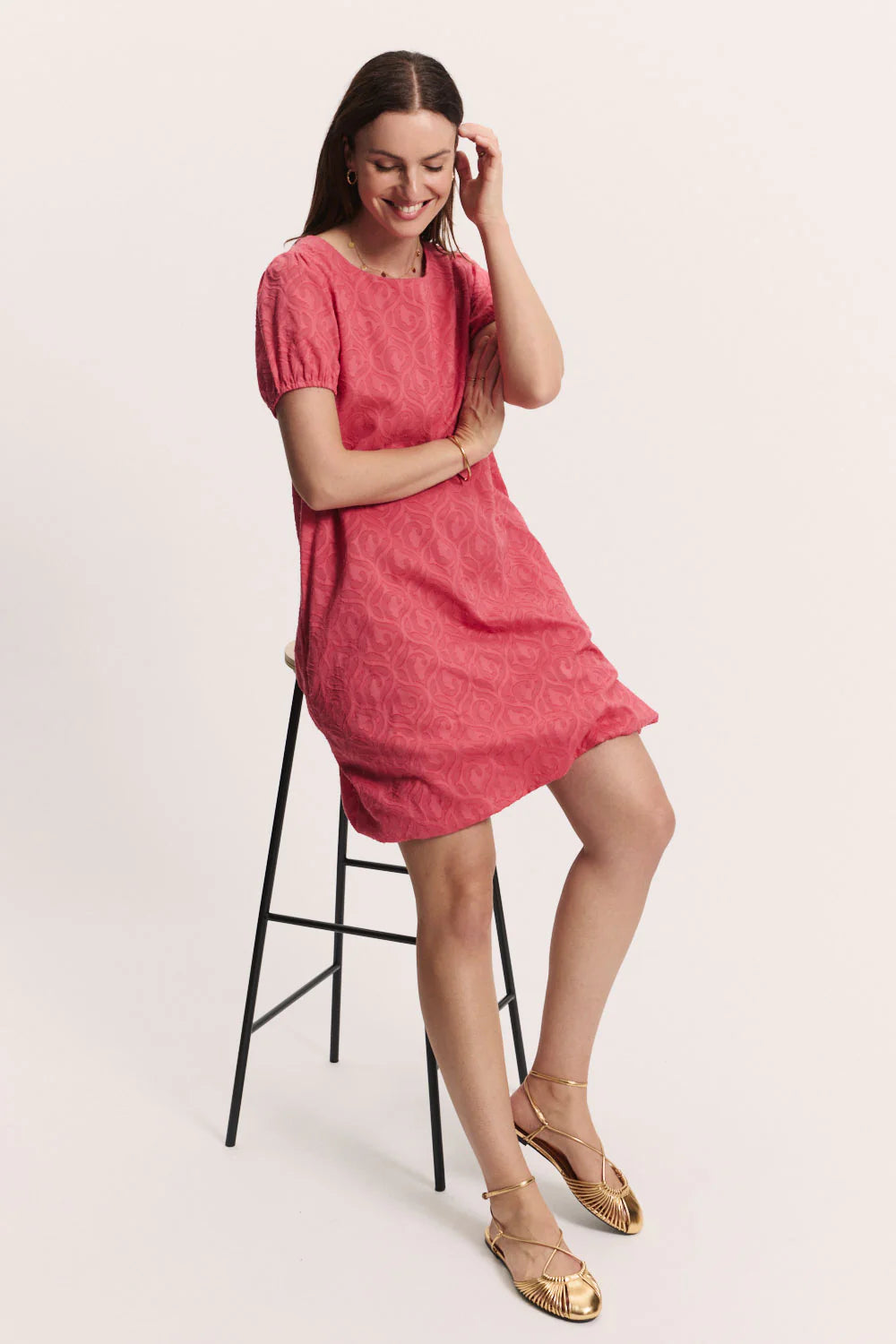 Tranquillo Kleid "Almaa" rosa/rot