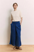 Tranquillo Hose "Soniaa" blau gemustert