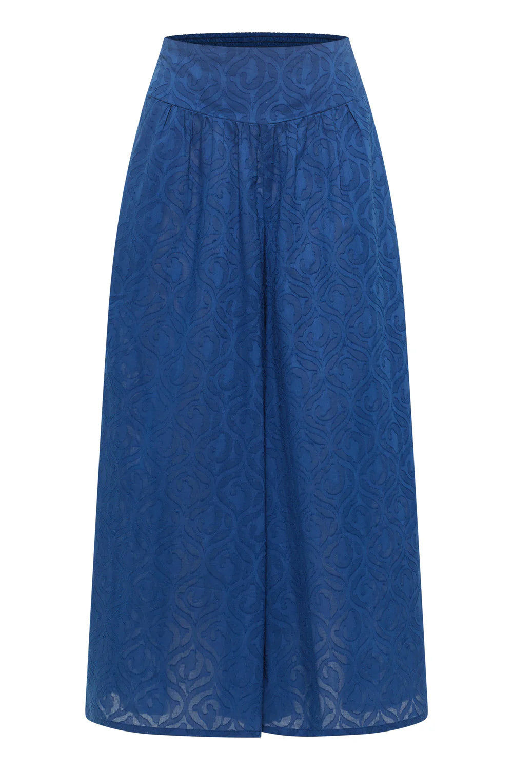Tranquillo Hose "Soniaa" blau gemustert