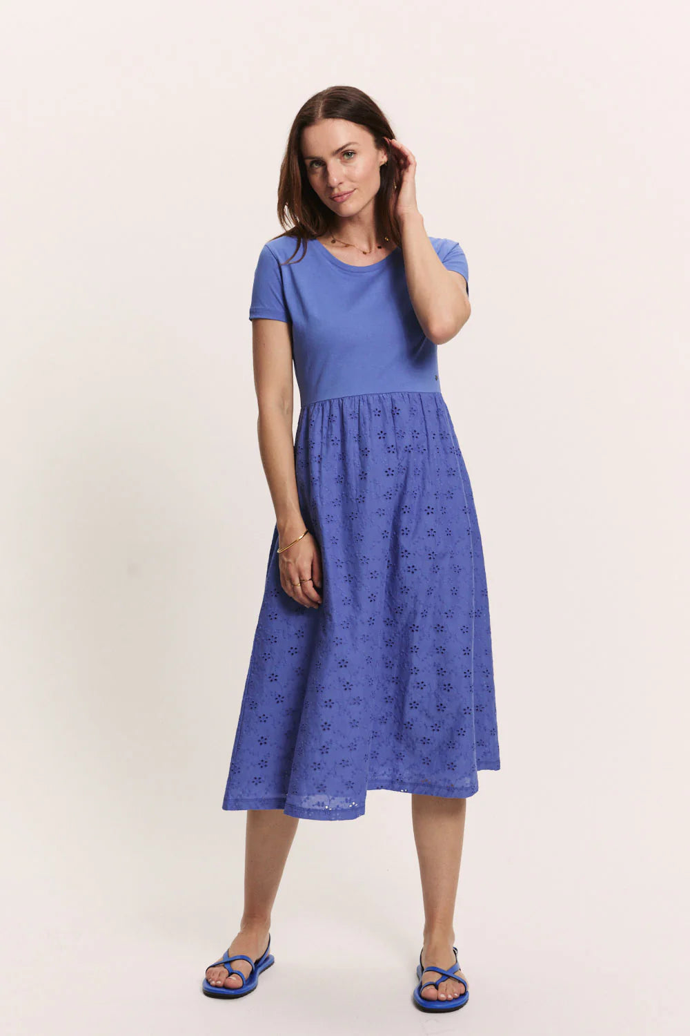 Tranquillo Kleid "Juliaa" hellblau/blau