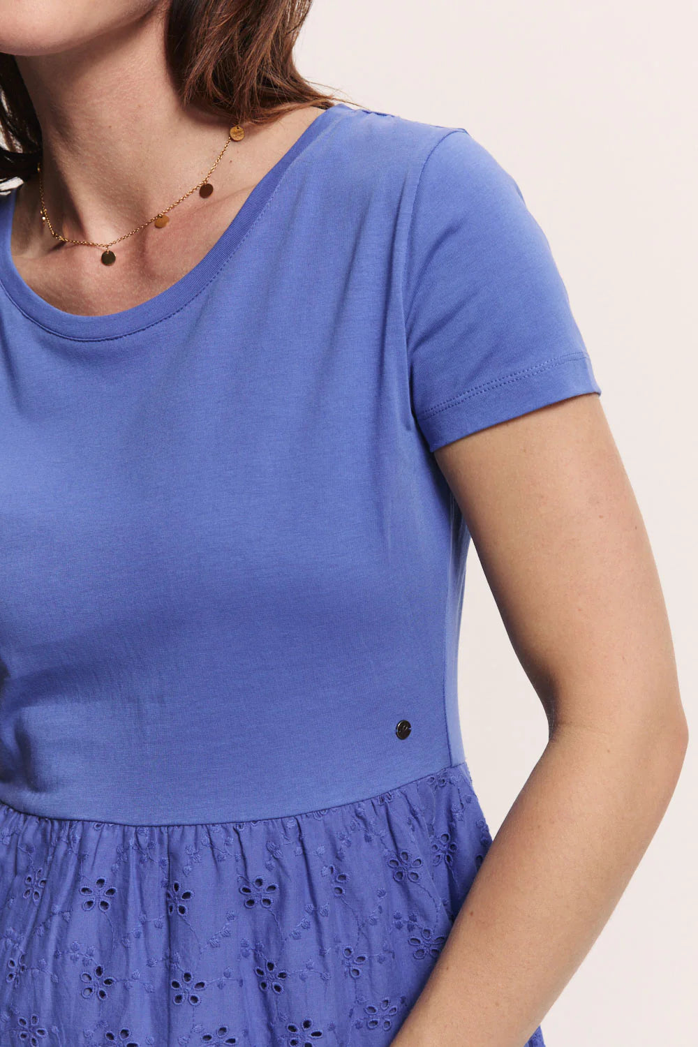 Tranquillo Kleid "Juliaa" hellblau/blau