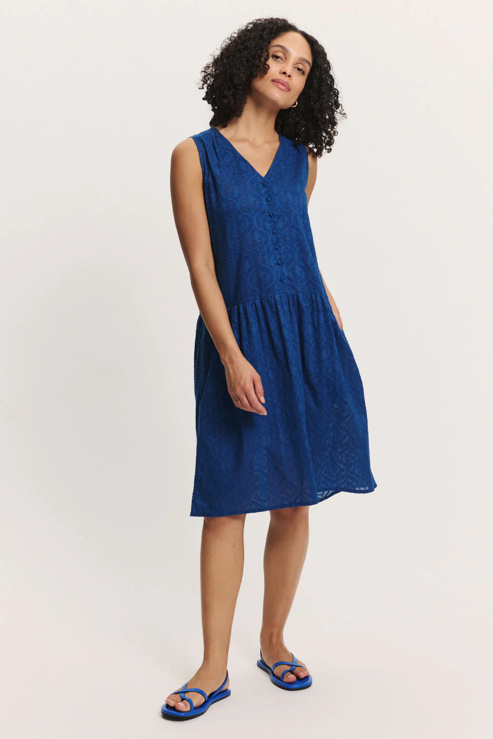 Tranquillo Kleid "Lenaa" blau