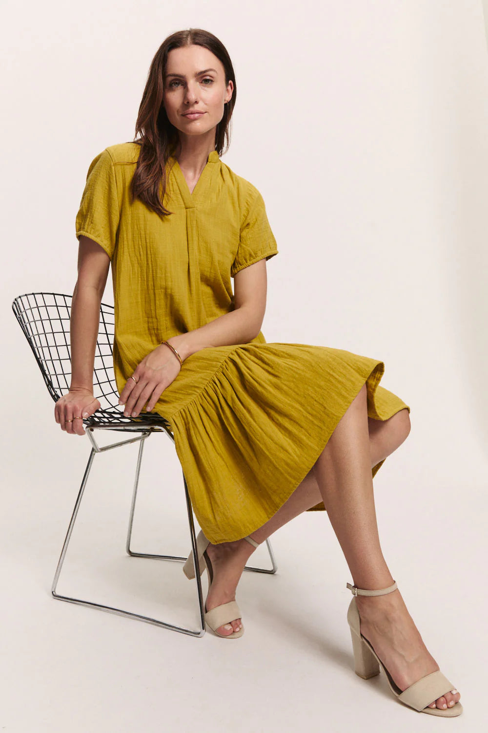 Tranquillo Kleid "Victoriaa" gelb