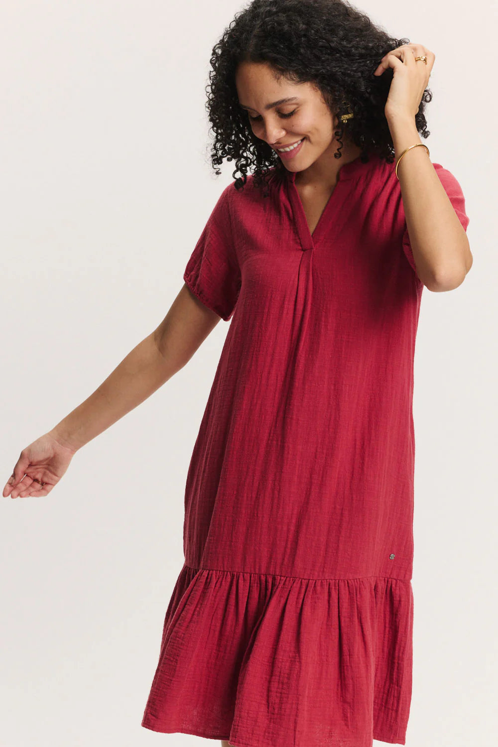 Tranquillo Kleid "Victoriaa" rot