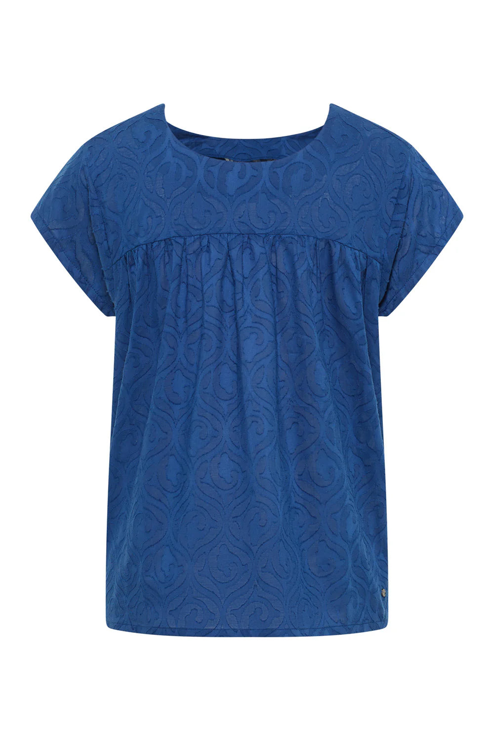 Tranquillo Bluse "Lunaa" blau