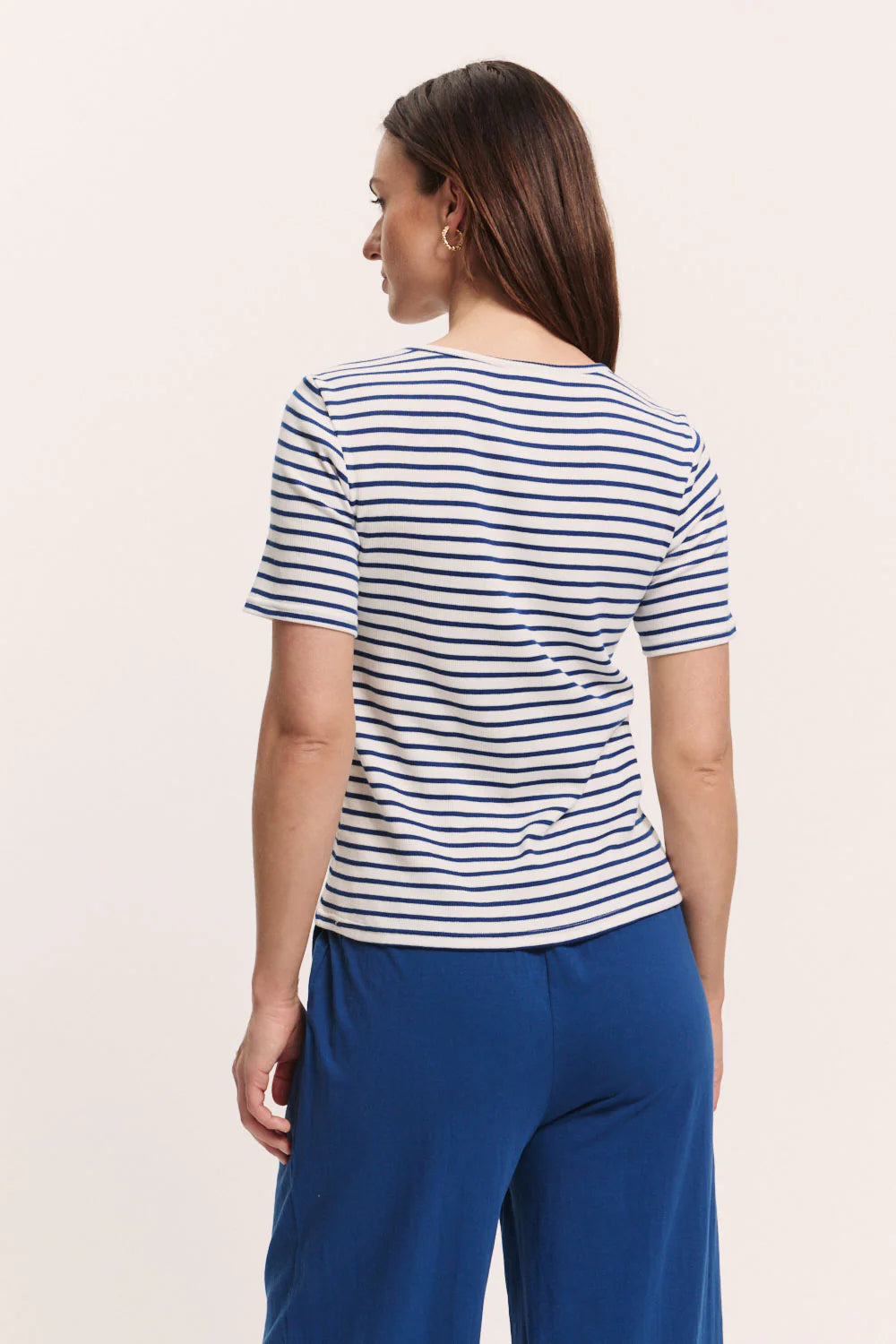 Tranquillo T-Shirt "Lillyy" blau streifen