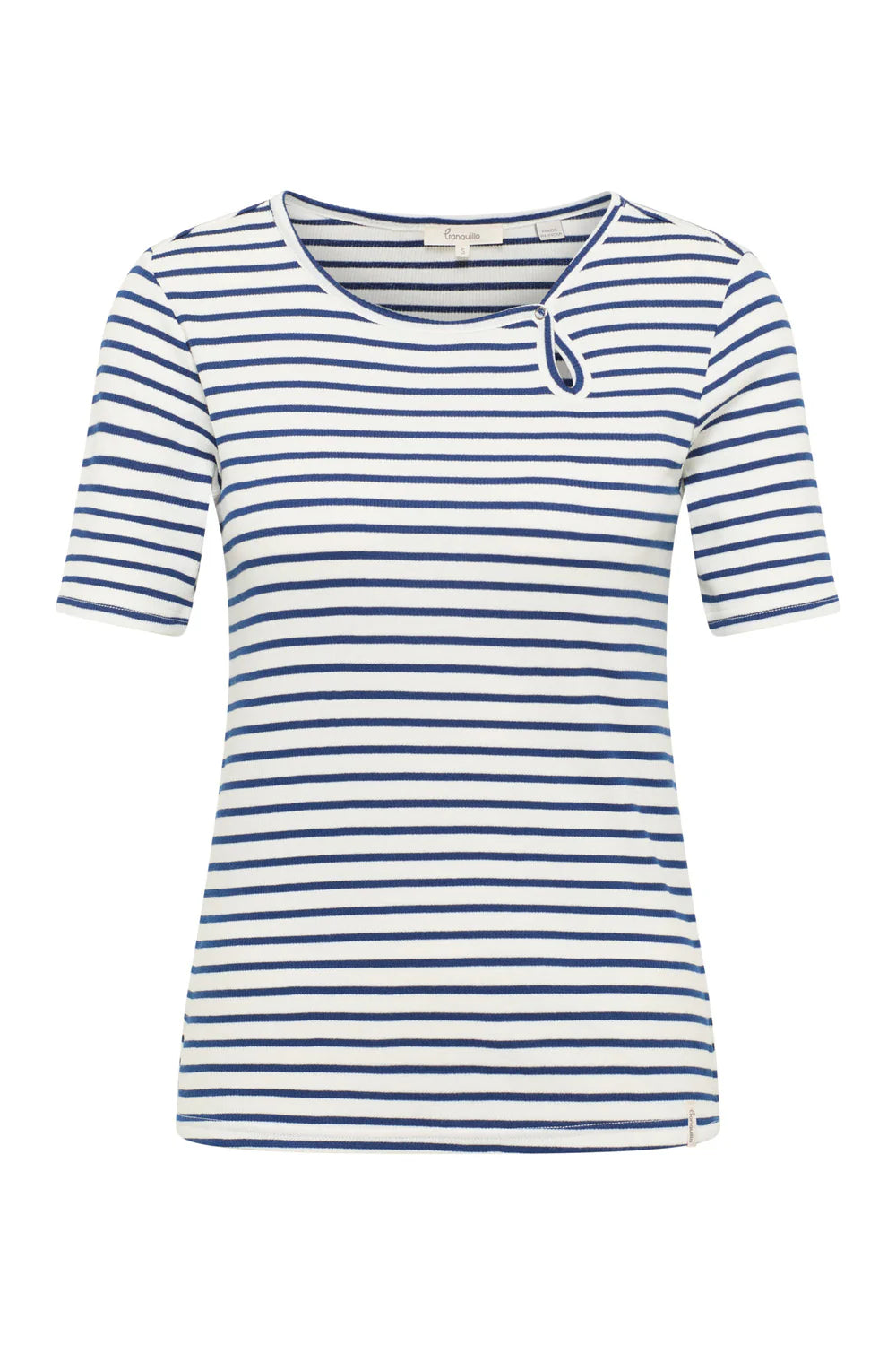 Tranquillo T-Shirt "Lillyy" blau streifen