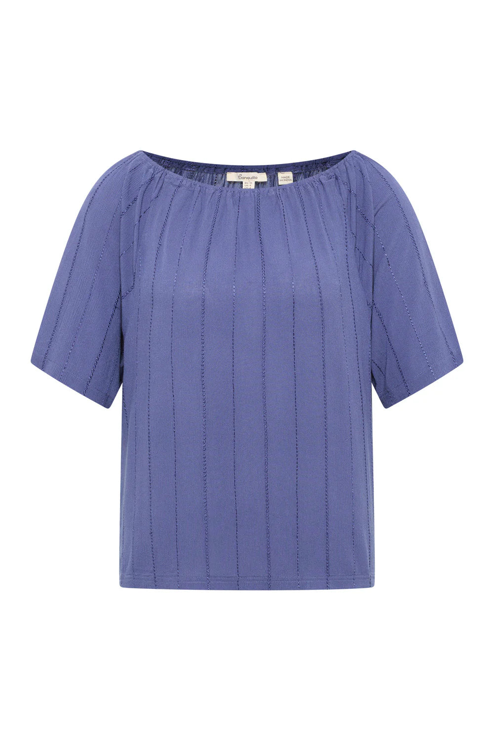 Tranquillo Bluse "Ruuth" blau