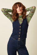 King Louie Weste "Gilet" blau