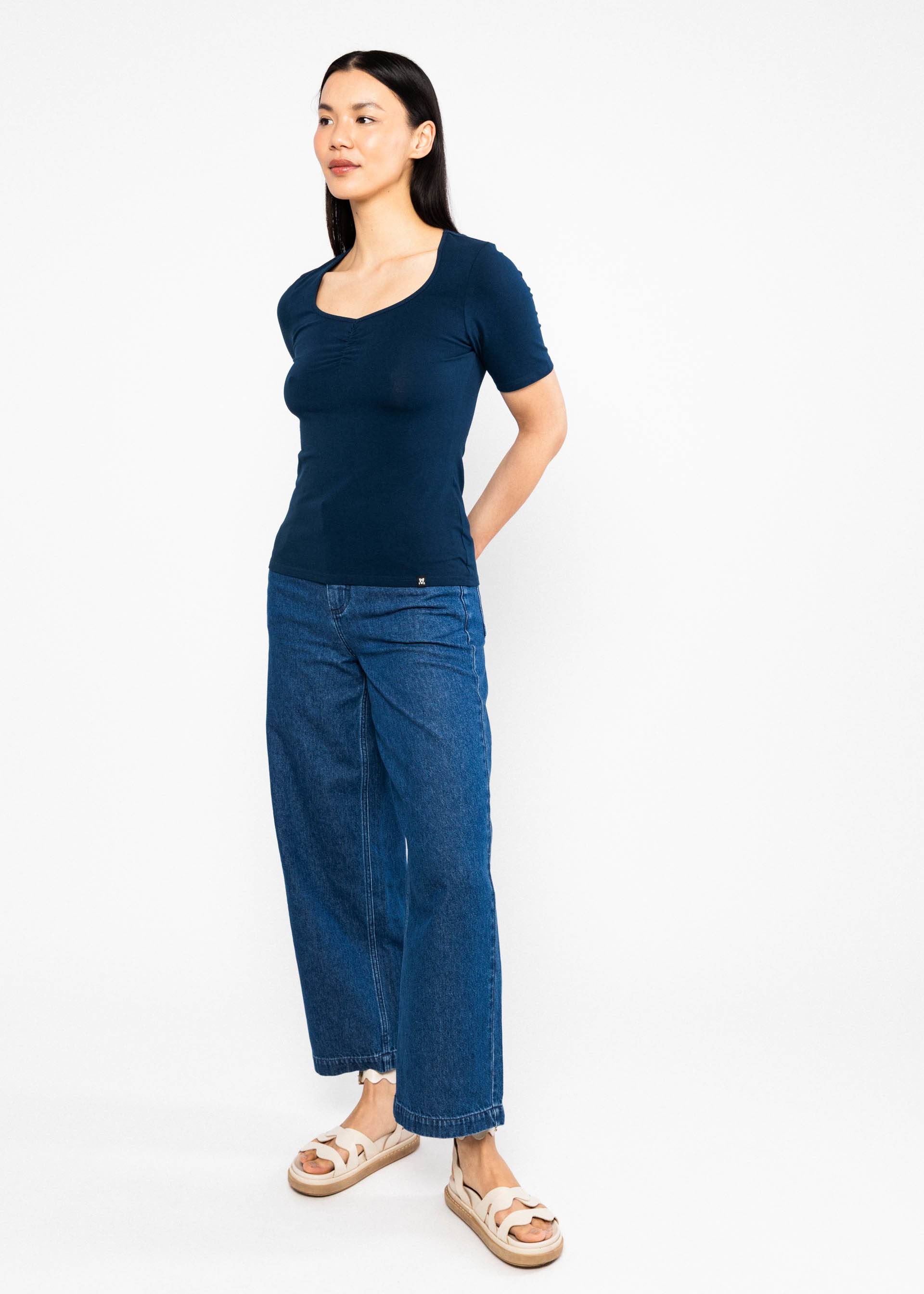 Blutsgeschwister T-Shirt "Balconnet Féminin" blau