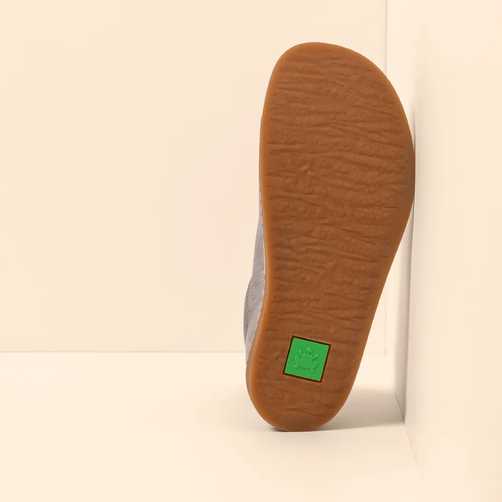 El Naturalista Barfußschuh Sneaker "Nobuck Lavado" grau/blau