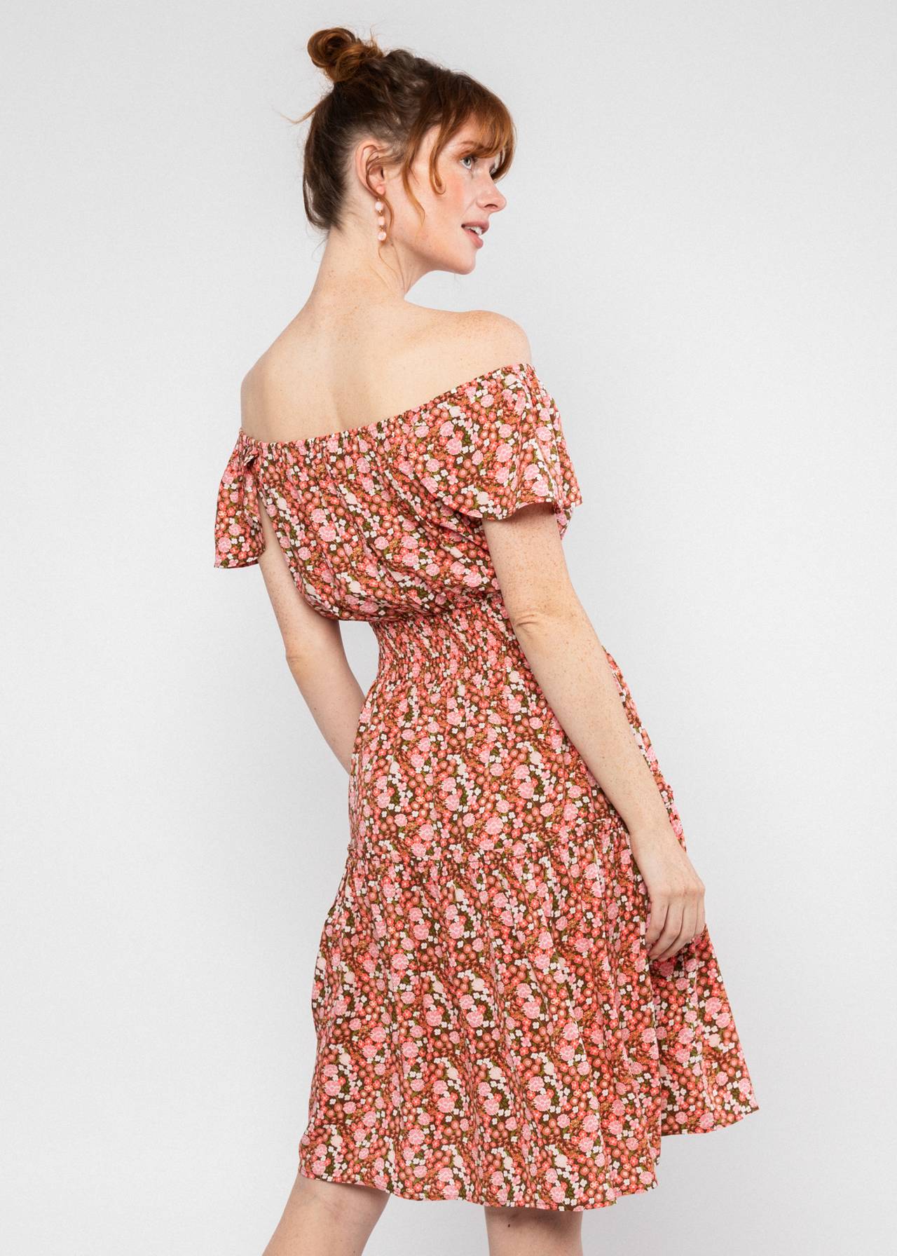 Blutsgeschwister Kleid "Parasolita" rosa/geblümt