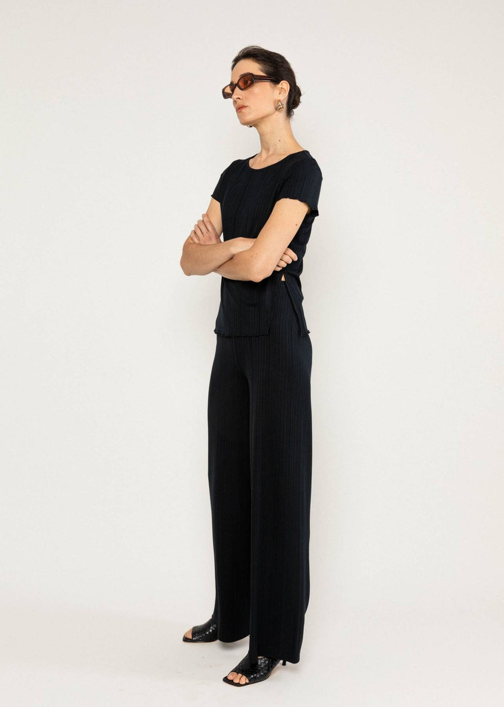 Blutsgeschwister Shirt "Mia" schwarz
