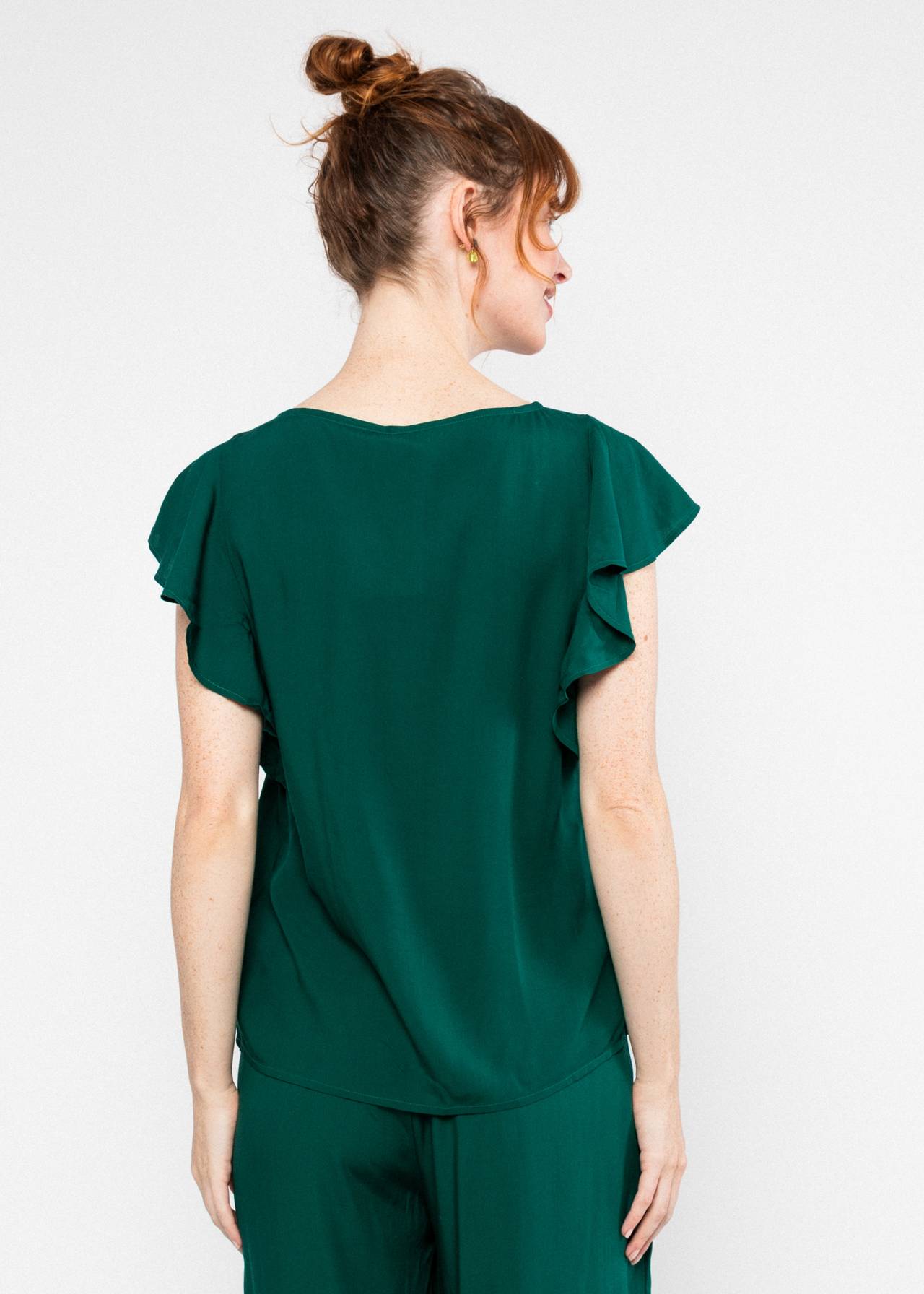 Blutsgeschwister Shirt "Lovebird's Wings" grün