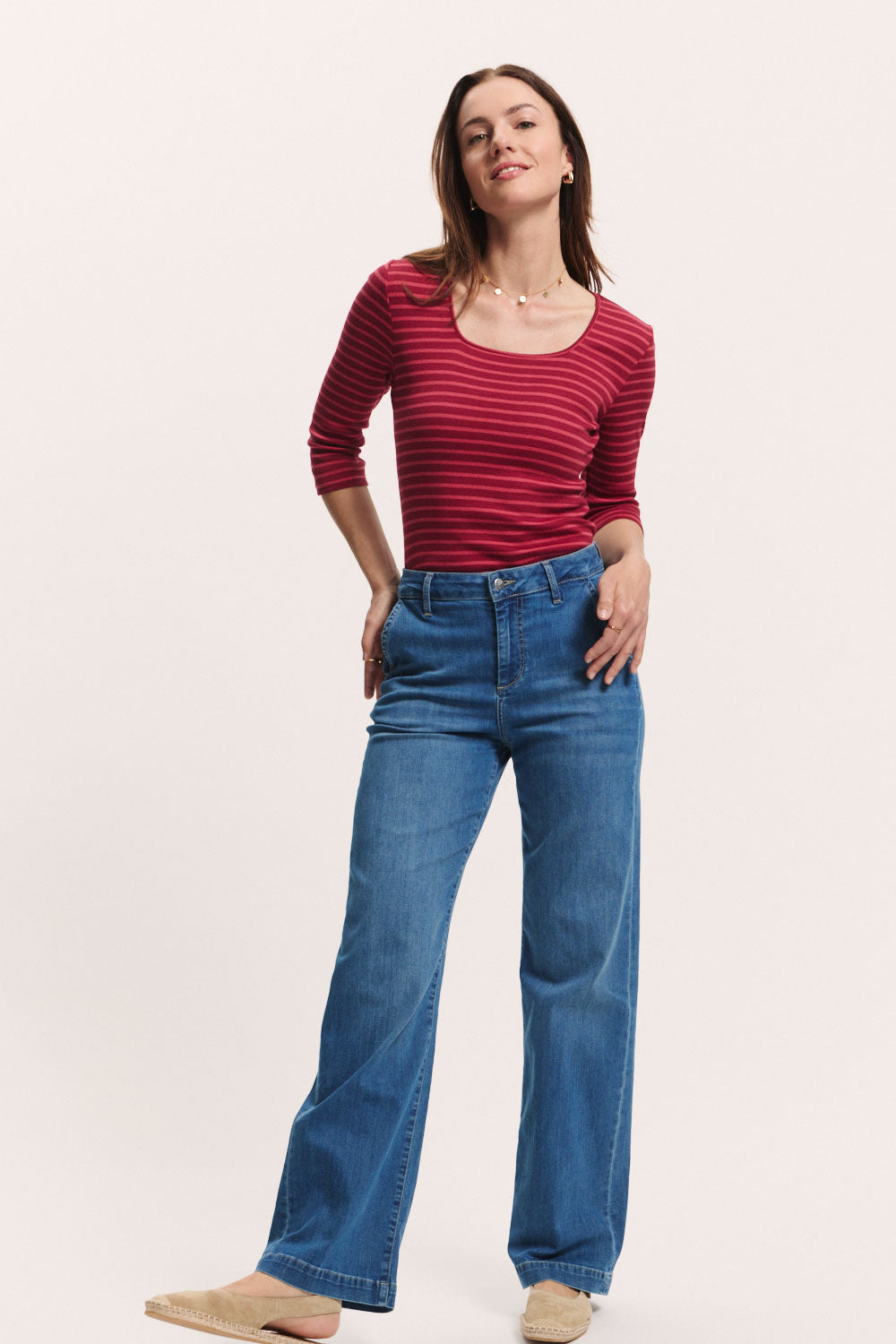 Tranquillo Jeanshose "Doraa" blau