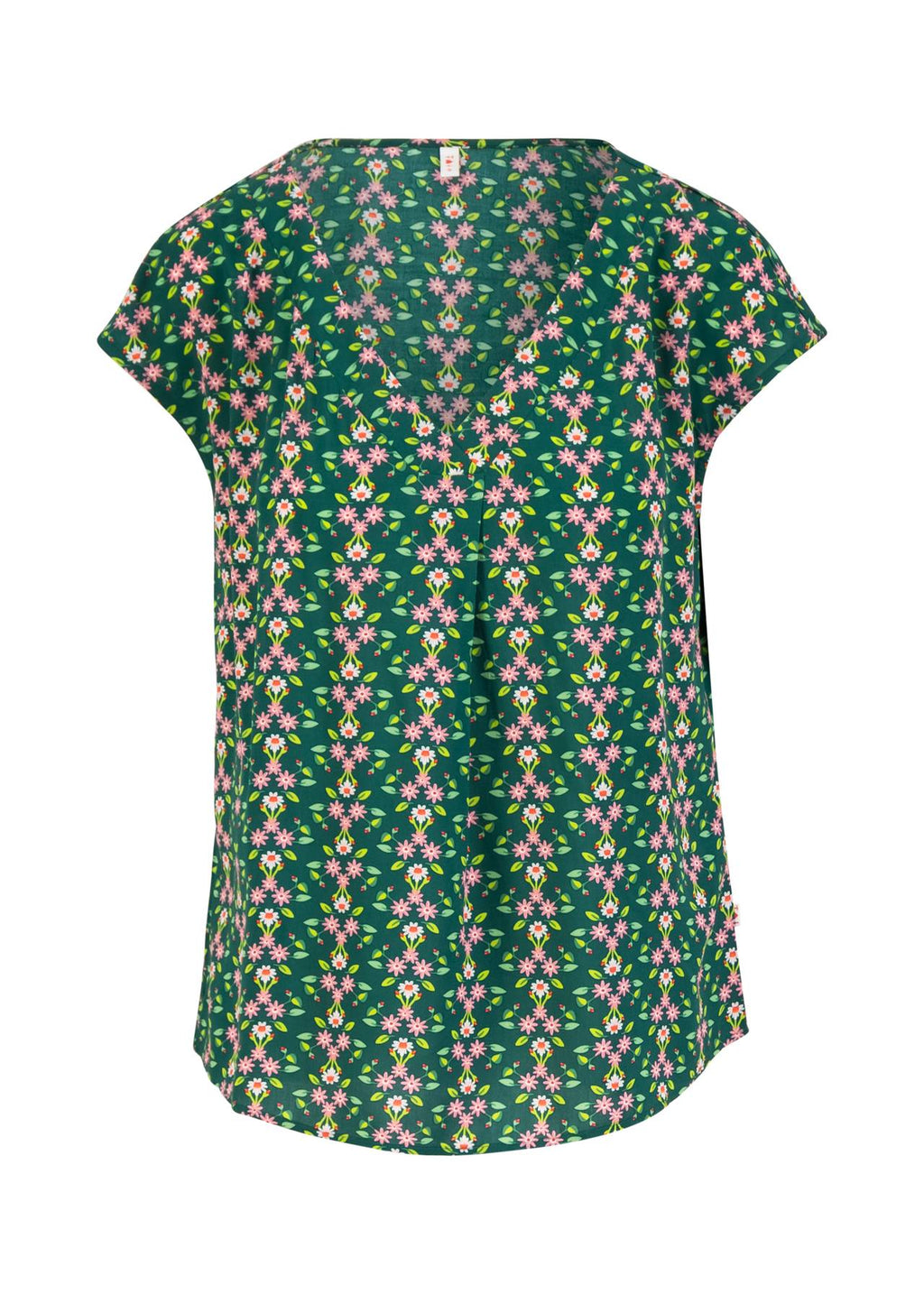 Blutsgeschwister Shirt "Liberty Maniac" grün/geblümt