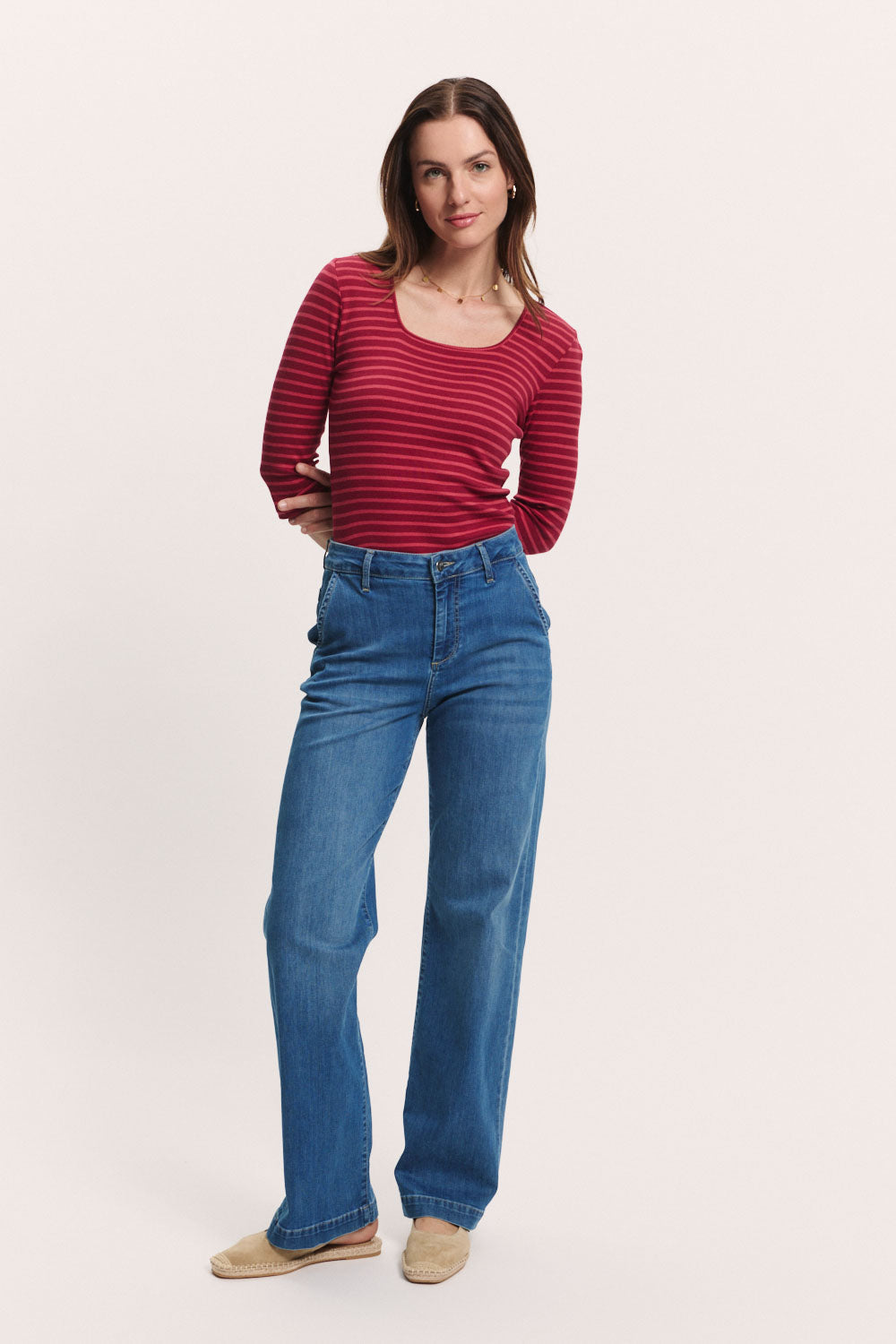 Tranquillo Jeanshose "Doraa" blau