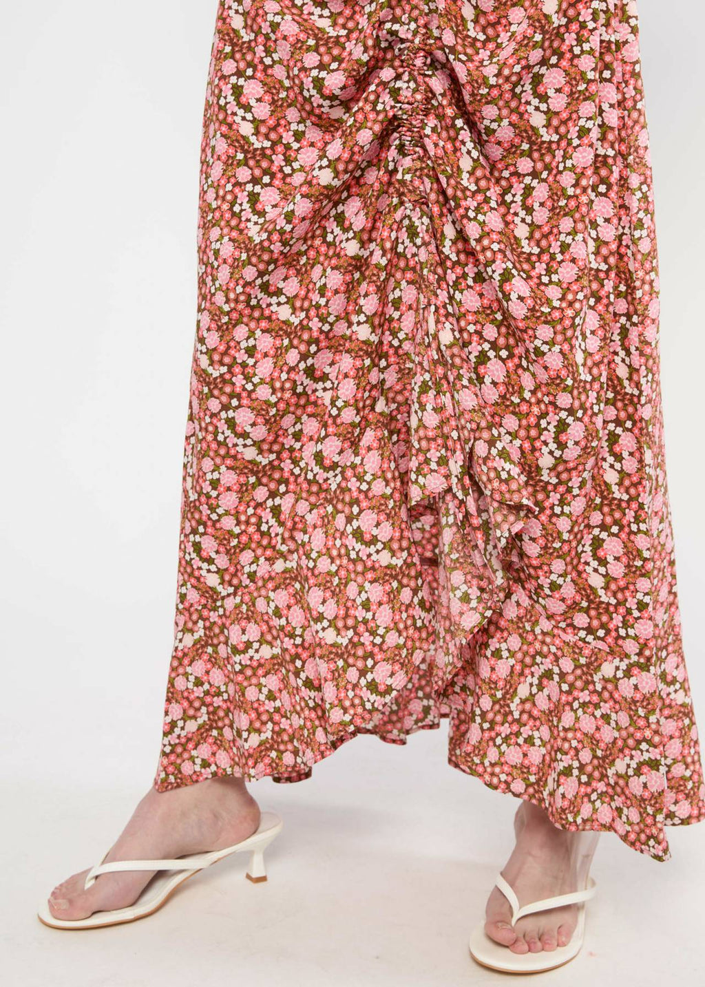 Blutsgeschwister Kleid "Sunset Goddess" rosa/geblümt