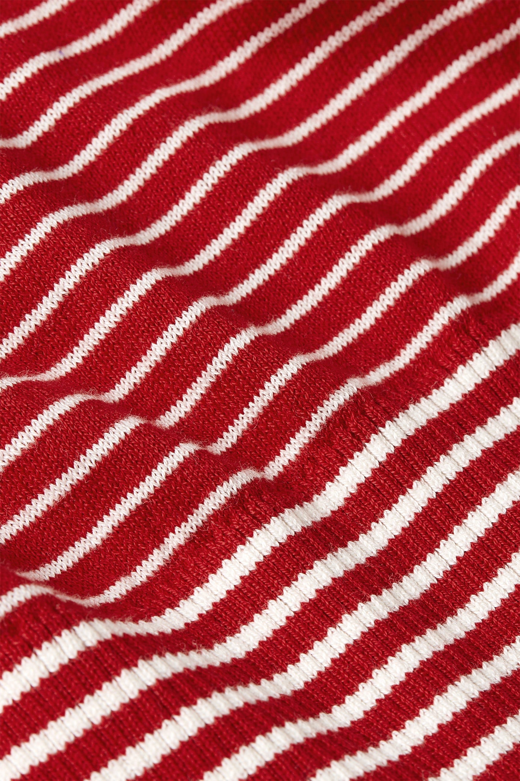 King Louie Pullover "Nives"  rot/weiß gestreift