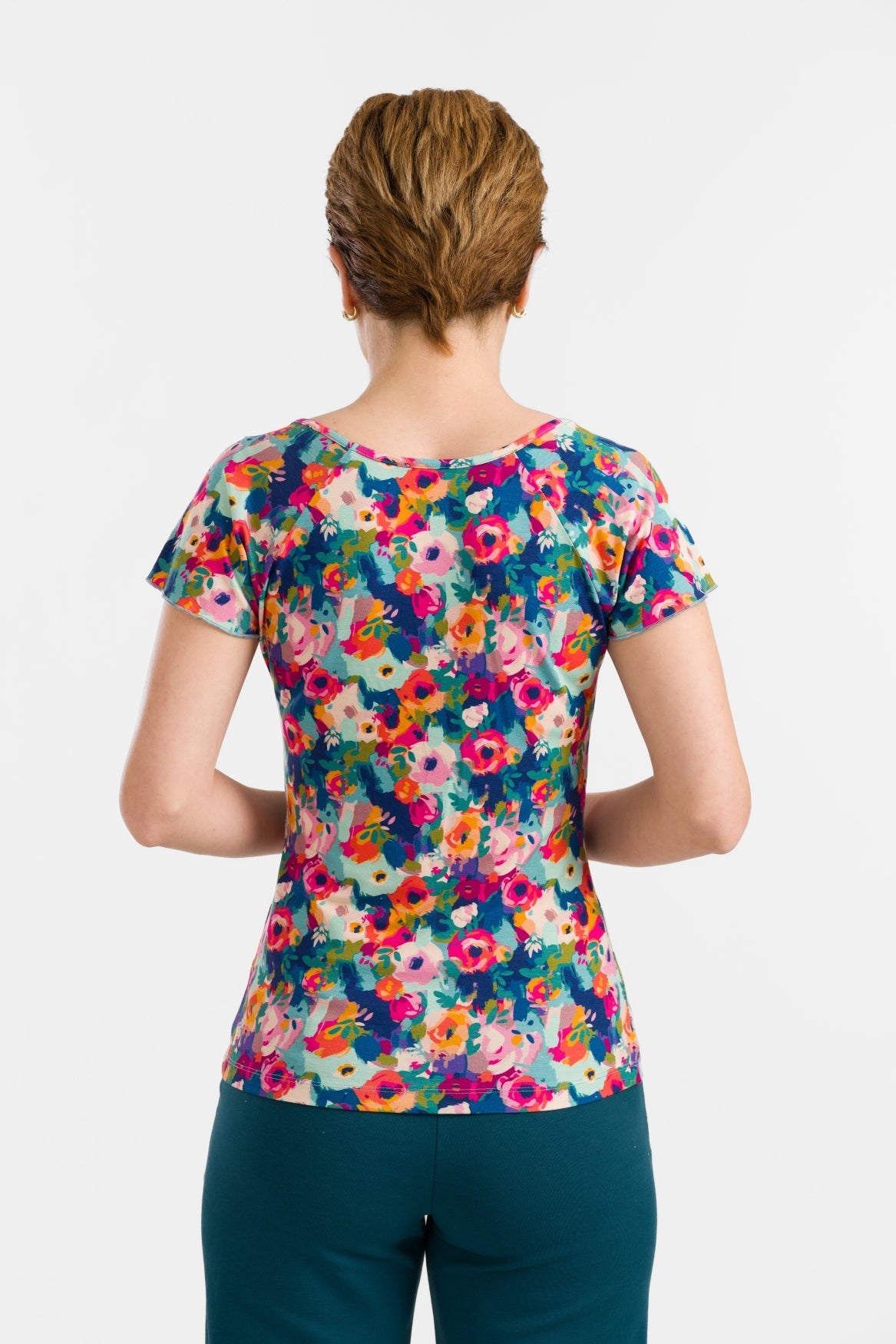 Lalamour Shirt "Butterfly" bunt/geblümt