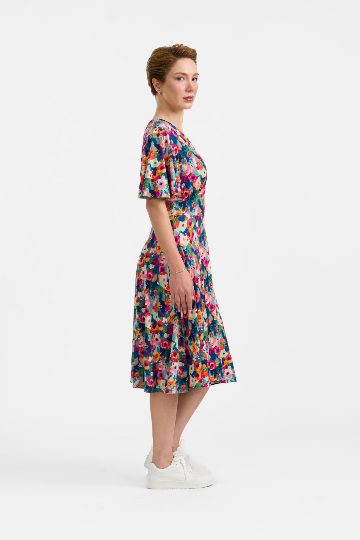 Lalamour Kleid "Luna"bunt/geblümt