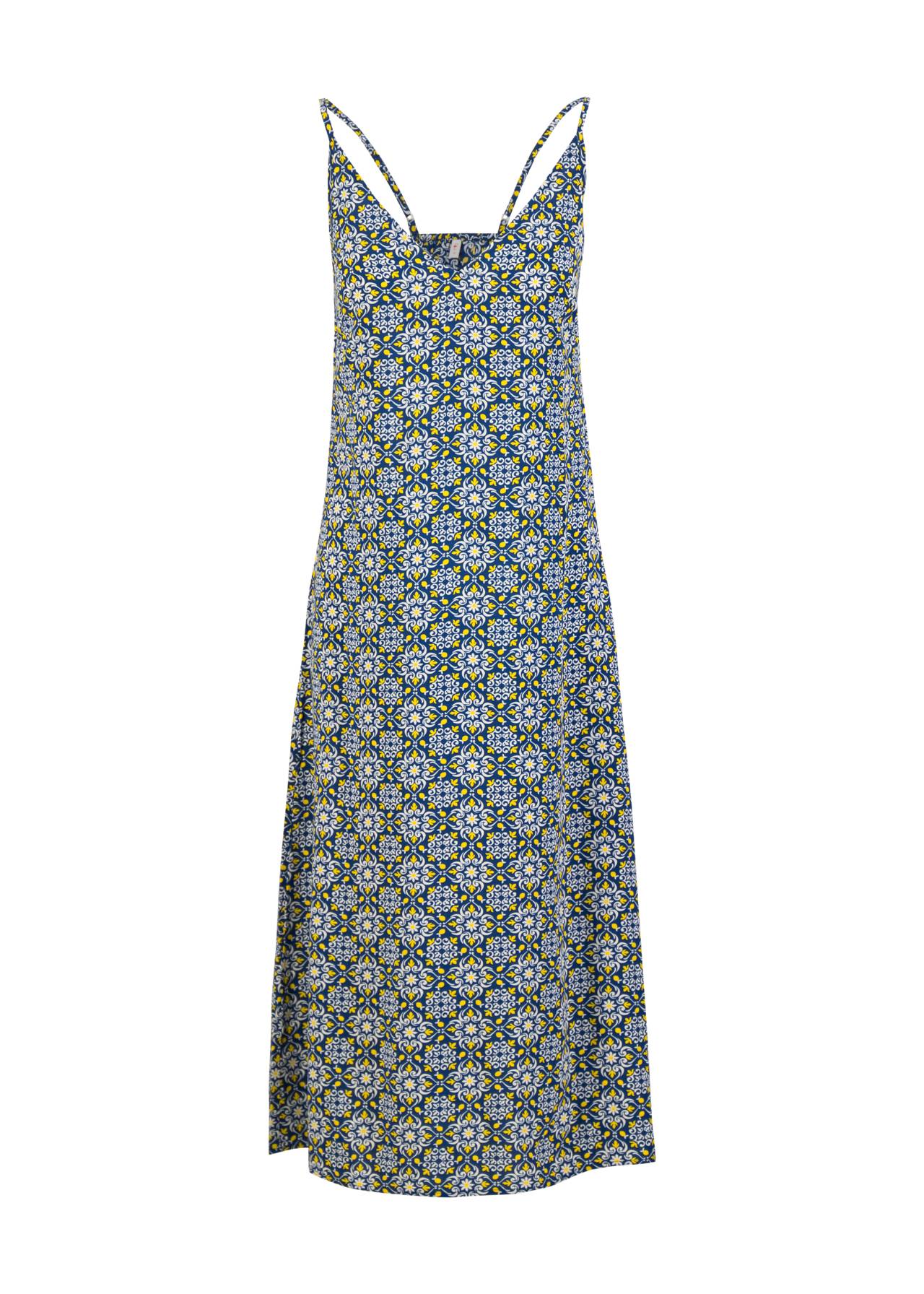 Blutsgeschwister Kleid "Slender Breeze" blau/gemustert