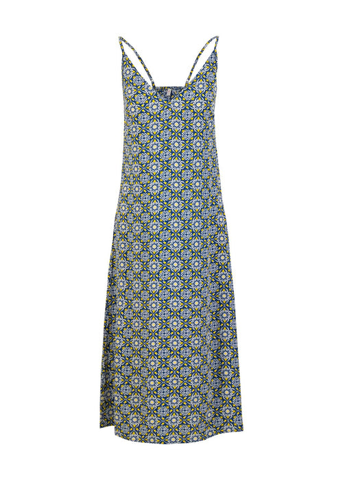 Blutsgeschwister Kleid "Slender Breeze" blau/gemustert