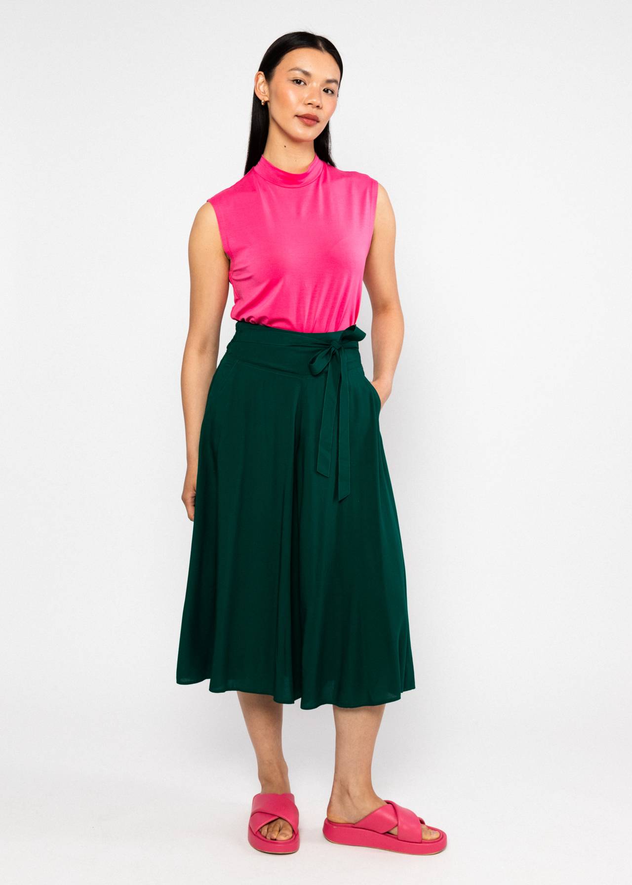 Blutsgeschwister Hose "Flotte Culottes" grün