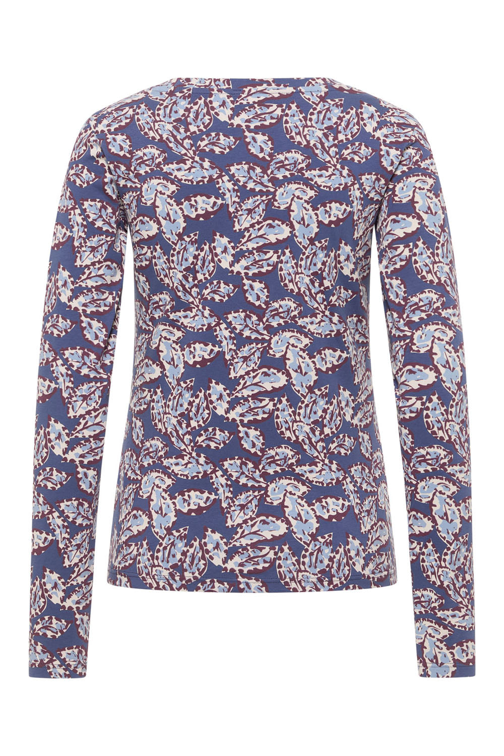 Tranquillo Shirt "Sissii" blau/gemustert