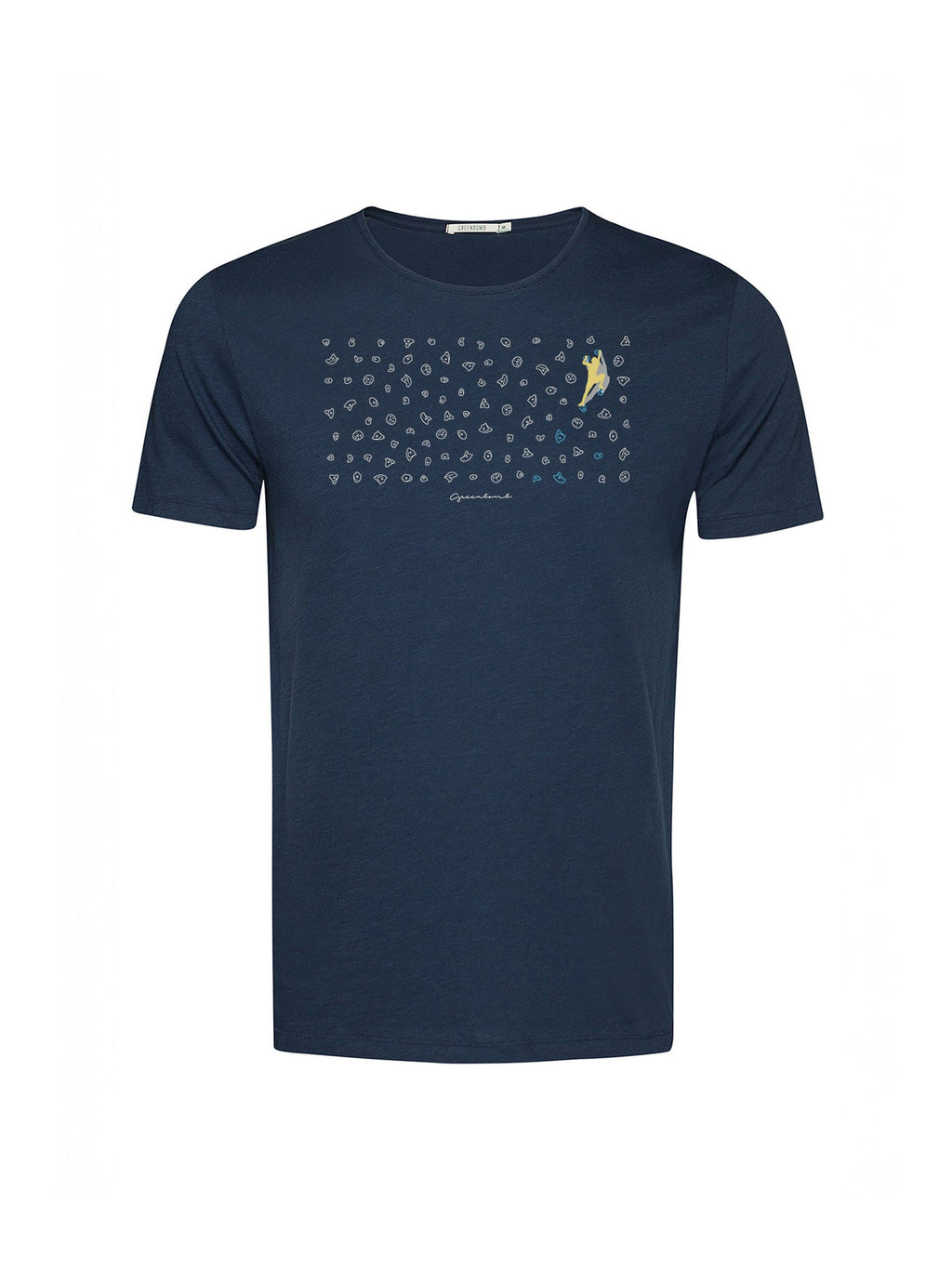 Greenbomb T-Shirt blau/Klettern
