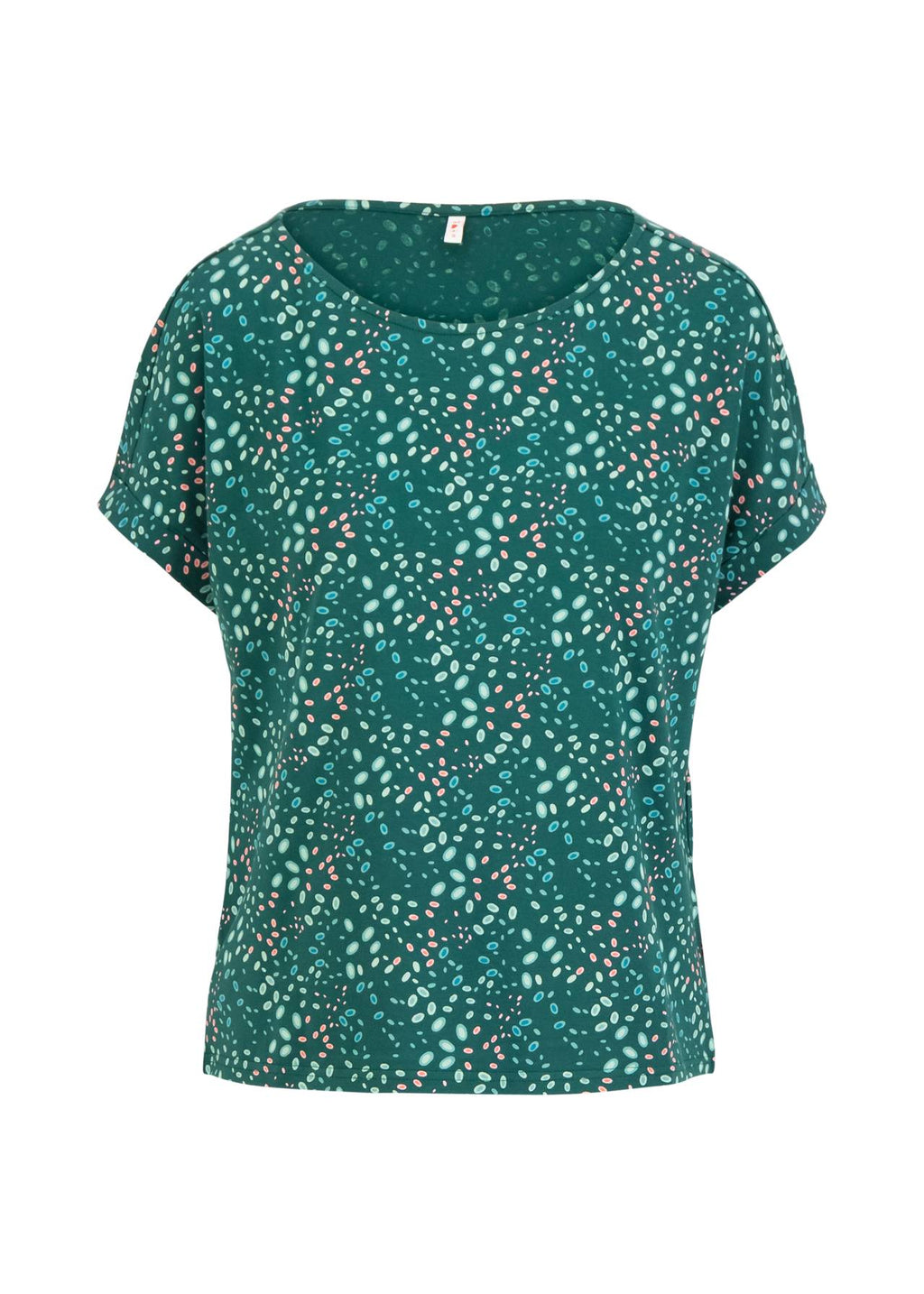 Blutsgeschwister Shirt "Glow and Grow" grün/gemustert