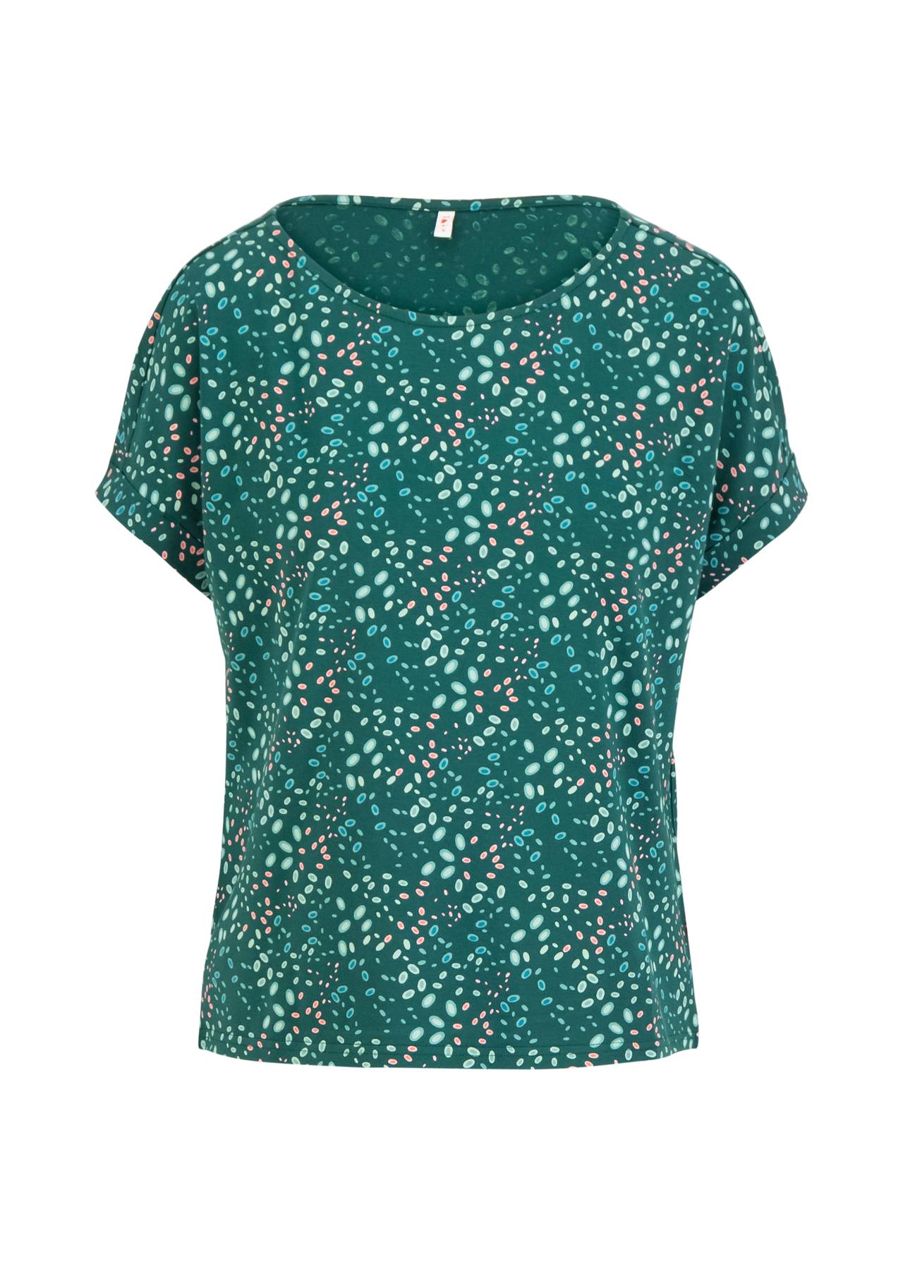 Blutsgeschwister Shirt "Glow and Grow" grün/gemustert