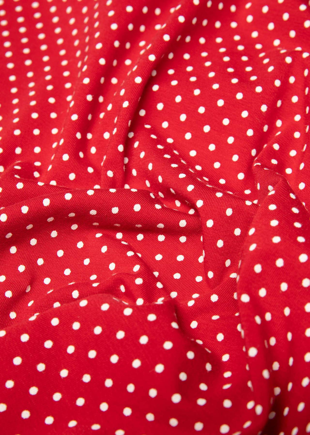 Blutsgeschwister Kleid "Shalala Tralala Spring " rot/weiß Punkte