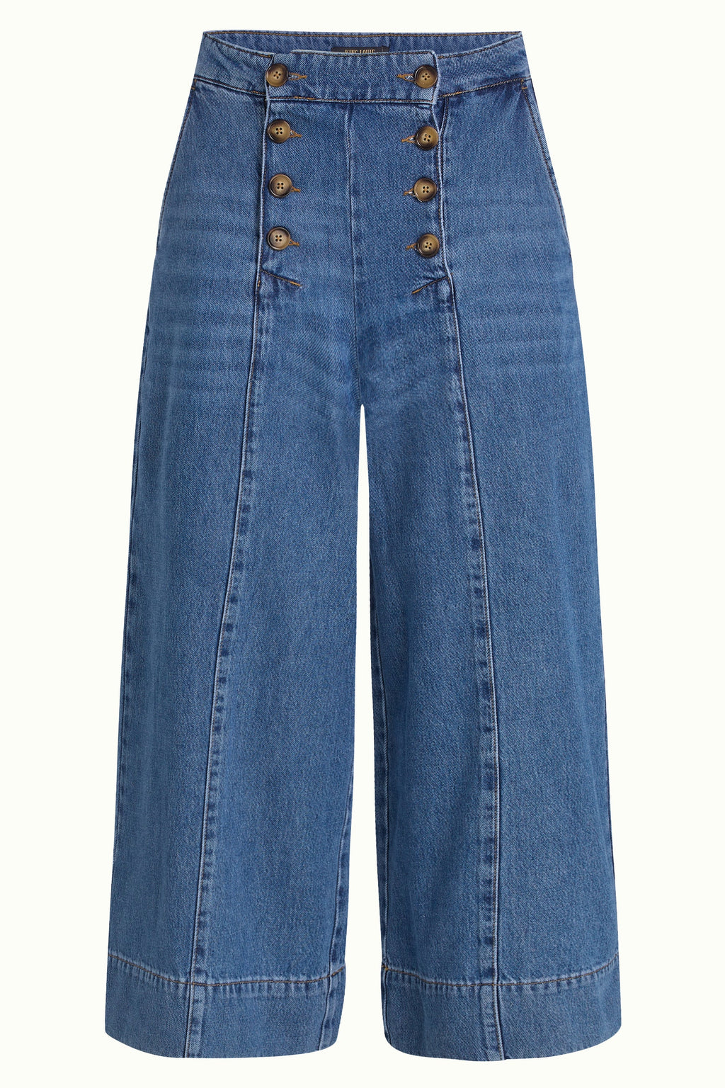 King Louie Hose "Sailor Culotte" blau