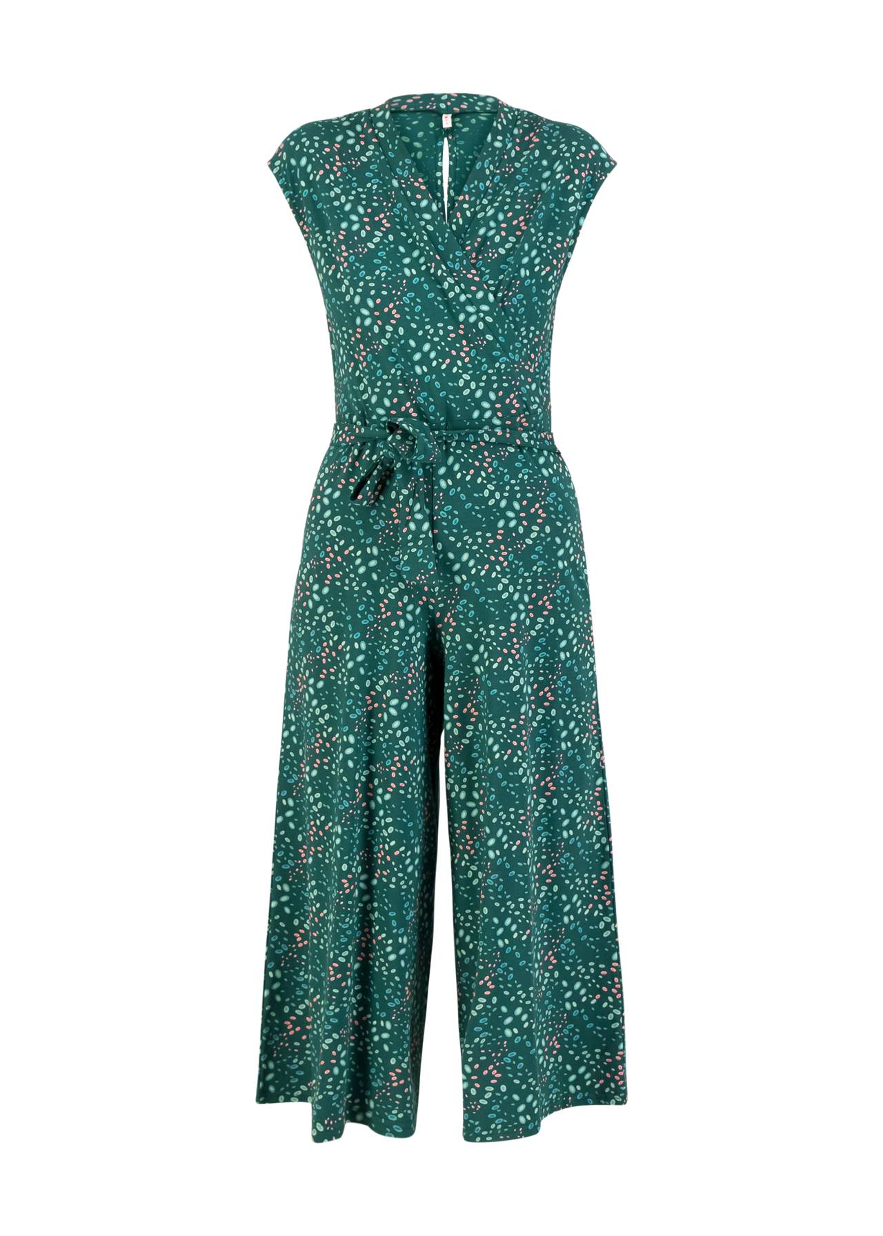 Blutsgeschwister Overall "Hello Fritjes Culotte" grün/gemustert